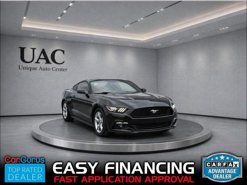 Black 2015 Ford Mustang EcoBoost