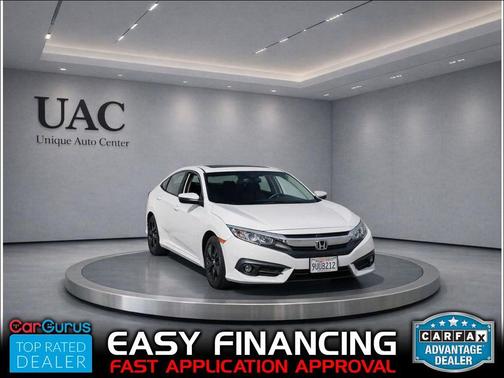 WHITE 2016 Honda Civic EX-T