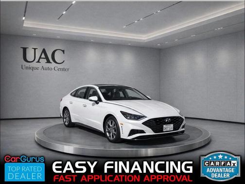Quartz White Pearl 2019 Hyundai SONATA Limited 2.0T