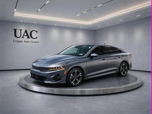 Gravity Gray 2021 Kia K5 EX