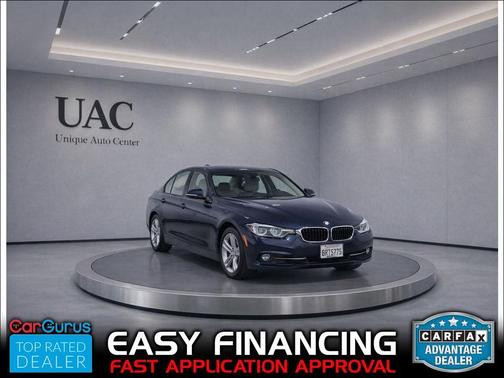 BLUE 2017 BMW 330 330I SEDAN 4D