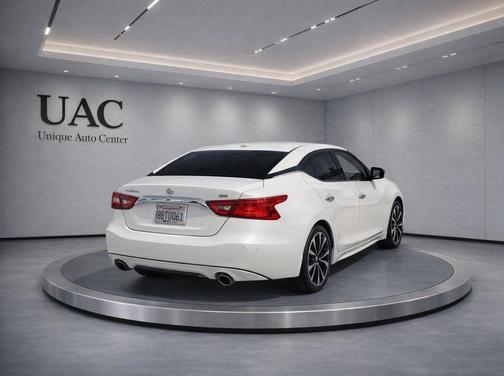 Pearl White 2018 Nissan Maxima 3.5 SR