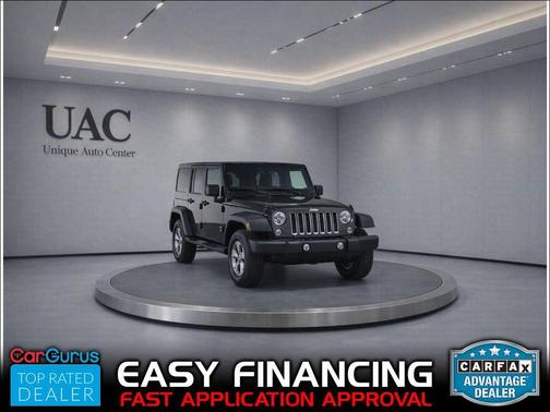 Granite Crystal Metallic Clearcoat 2017 Jeep Wrangler Unlimited Sahara