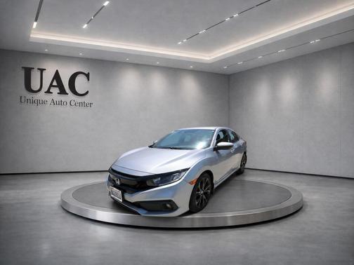 Lunar Silver Metallic 2019 Honda Civic Sport