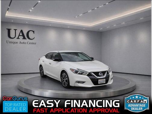Pearl White 2017 Nissan Maxima 3.5 SV