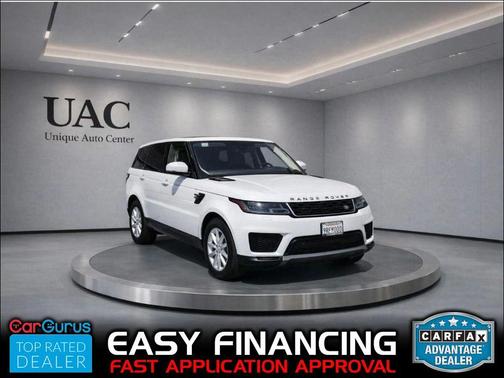 WHITE 2019 Land Rover Range Rover Sport SE