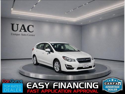 Crystal White Pearl 2015 Subaru Impreza 2.0i Premium