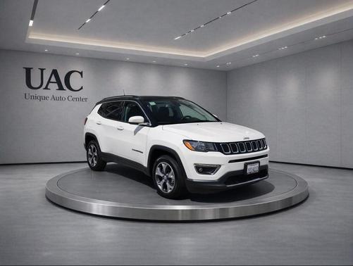 White Clearcoat 2020 Jeep Compass Limited