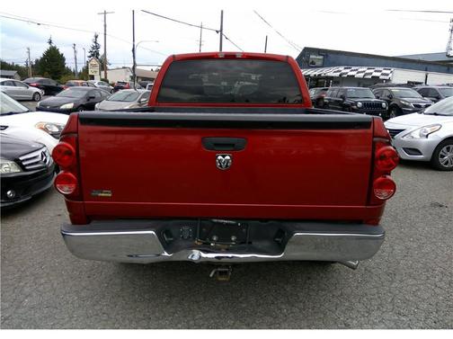 Red 2008 Dodge Ram 1500 ST Quad Cab