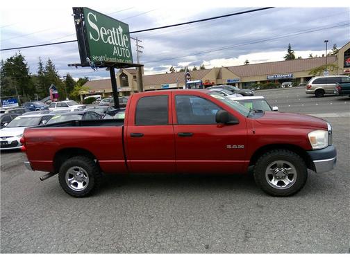 Red 2008 Dodge Ram 1500 ST Quad Cab