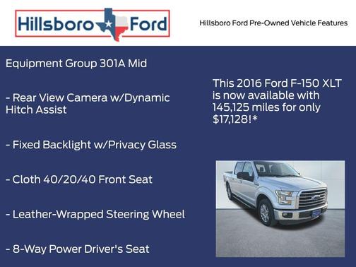 Ingot Silver Metallic 2016 Ford F-150 XLT