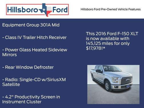 Ingot Silver Metallic 2016 Ford F-150 XLT