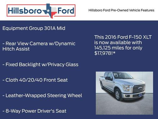 Ingot Silver Metallic 2016 Ford F-150 XLT