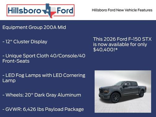 Carbonized Gray Metallic 2026 Ford F-150 STX