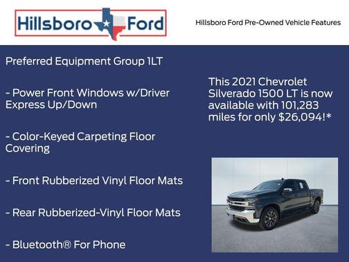 Shadow Gray Metallic 2021 Chevrolet Silverado 1500 LT