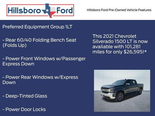 Shadow Gray Metallic 2021 Chevrolet Silverado 1500 LT