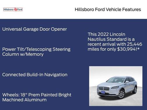 2022 Lincoln Nautilus Standard