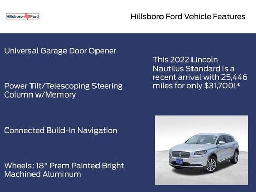 2022 Lincoln Nautilus Standard