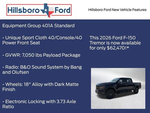 Antimatter Blue Metallic 2026 Ford F-150 Tremor