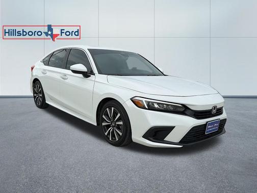 Platinum White Pearl 2024 Honda Civic EX