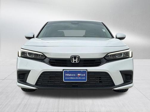 Platinum White Pearl 2024 Honda Civic EX