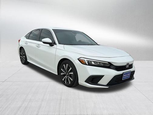 Platinum White Pearl 2024 Honda Civic EX