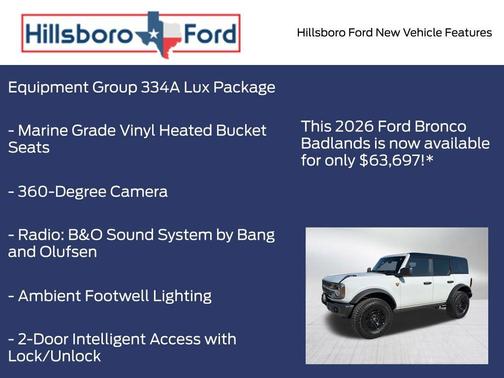 Avalanche Gray 2026 Ford Bronco Badlands