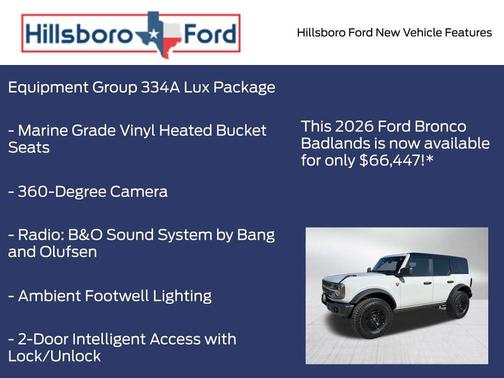 Avalanche Gray 2026 Ford Bronco Badlands