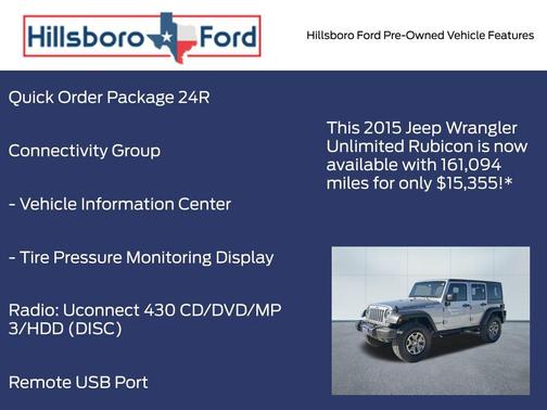 2015 Jeep Wrangler Unlimited Rubicon