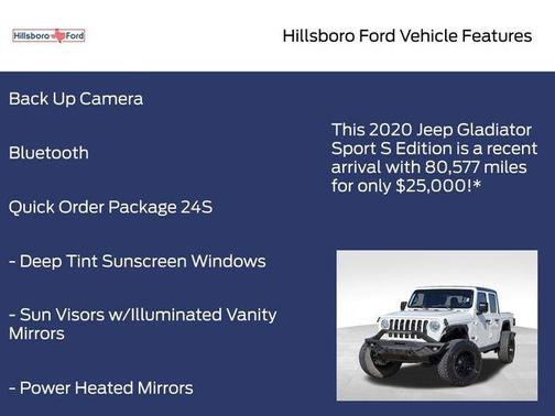 2020 Jeep Gladiator Sport