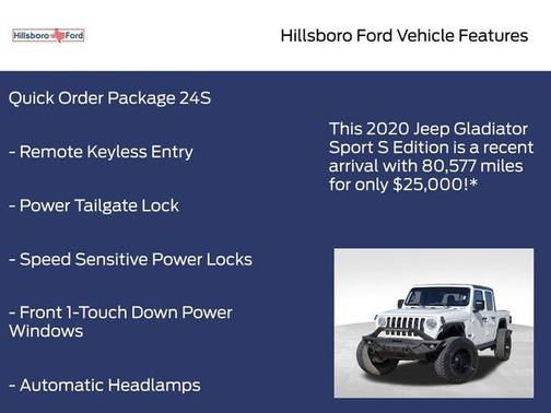 2020 Jeep Gladiator Sport
