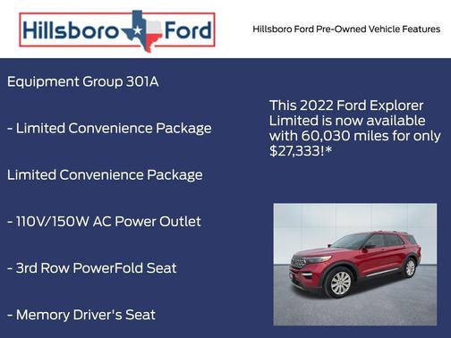 Rapid Red Metallic Tinted Clearcoat 2022 Ford Explorer Limited