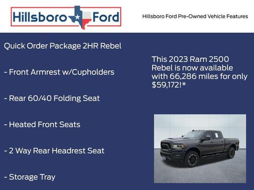 Granite Crystal Clearcoat Metallic 2023 RAM 2500 Power Wagon
