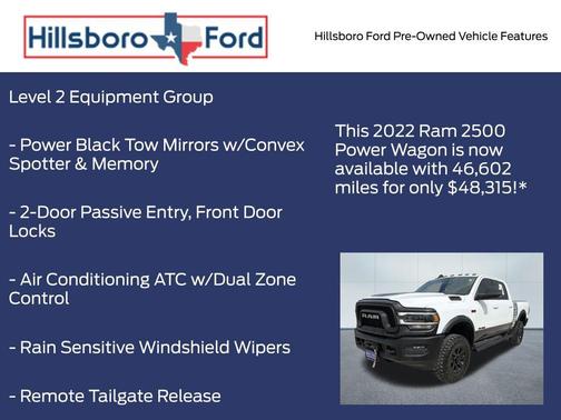 Bright White Clearcoat 2022 RAM 2500 Power Wagon