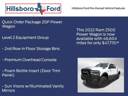 Bright White Clearcoat 2022 RAM 2500 Power Wagon