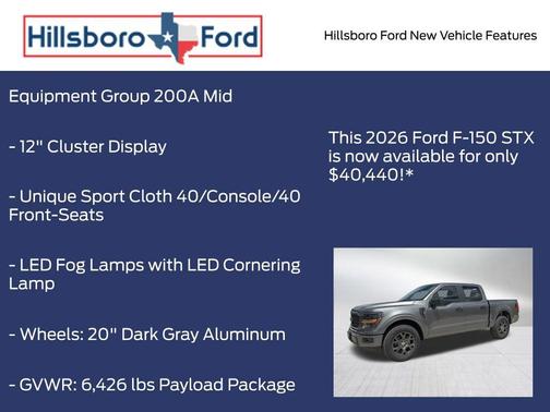 Carbonized Gray Metallic 2026 Ford F-150 STX