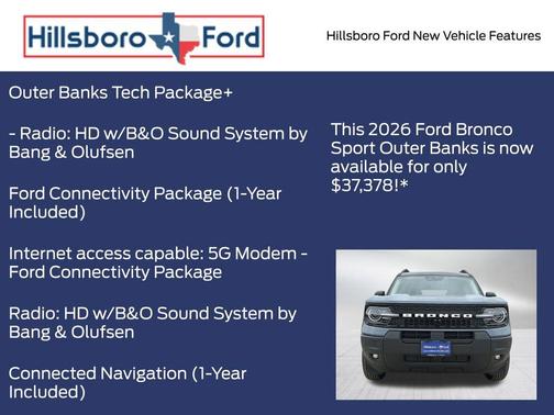 Azure / Gray Metallic 2026 Ford Bronco Sport Outer Banks