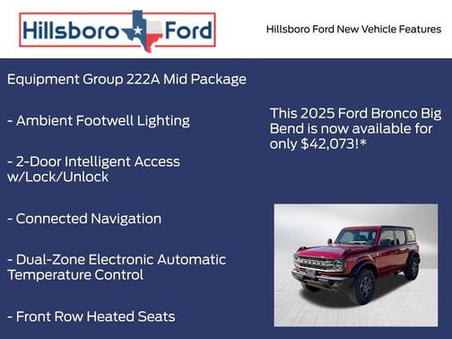 Ruby Red Metallic Tinted Clearcoat 2025 Ford Bronco Big Bend