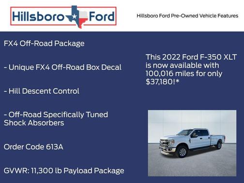 Oxford White 2022 Ford F-350 XLT