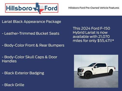 Oxford White 2024 Ford F-150 Lariat