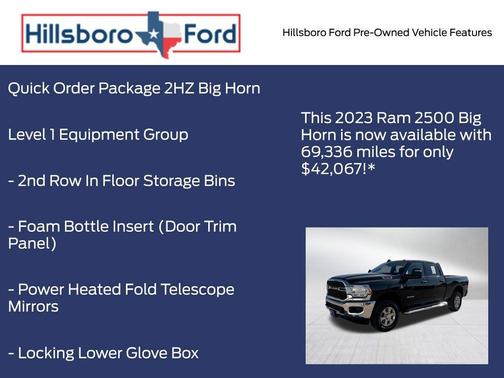 Diamond Black 2023 RAM 2500 Big Horn