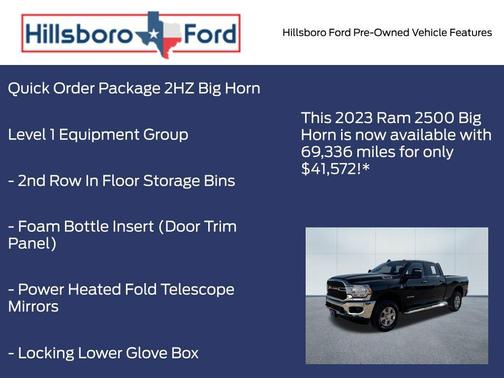 Diamond Black 2023 RAM 2500 Big Horn