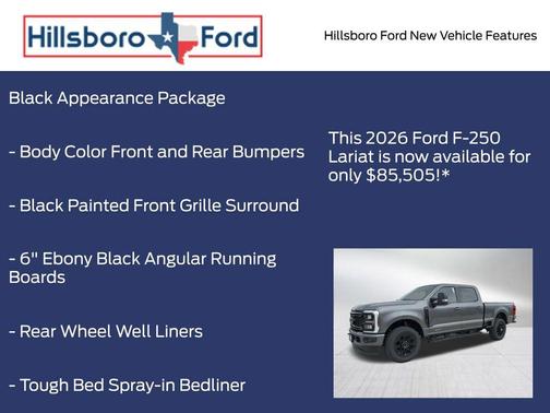 Carbonized Gray Metallic 2026 Ford F-250 Lariat