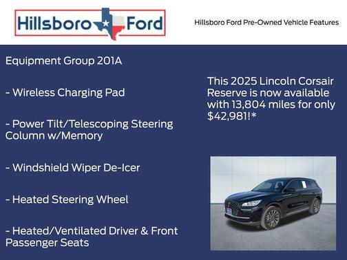 2025 Lincoln Corsair Reserve