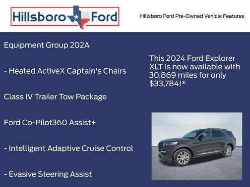 Forged Green Metallic 2024 Ford Explorer XLT
