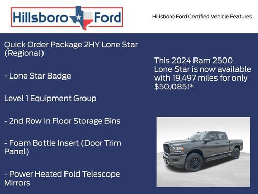 Granite Crystal Clearcoat Metallic 2024 RAM 2500 Big Horn