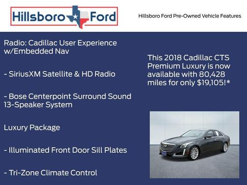 2018 Cadillac CTS 3.6L Premium Luxury