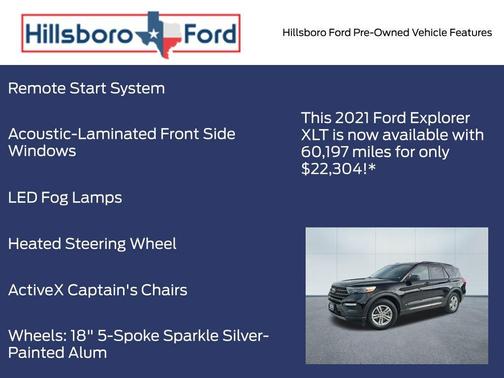 Agate Black Metallic 2021 Ford Explorer XLT
