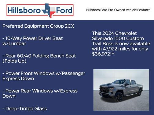 2024 Chevrolet Silverado 1500 Custom Trail Boss