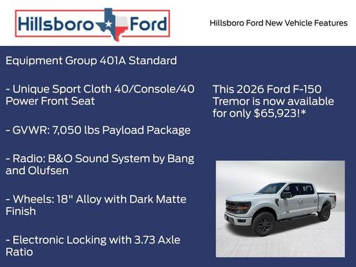 Avalanche 2026 Ford F-150 Tremor